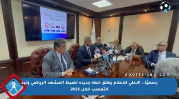 رسميًا.. الأعلى للإعلام يطلق خطة جديدة لضبط المشهد الرياضي ونبذ التعصب خلال 2025